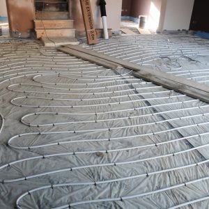 Underfloor heating installation with worcester boilers cambridge