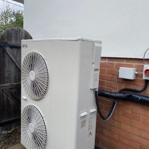 air source heat pump fitted in Cambridge